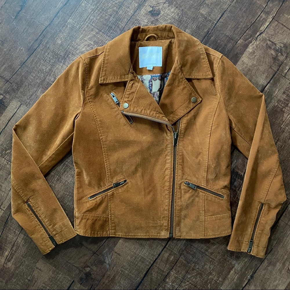 Anthropologie Ett wa tan moto jacket